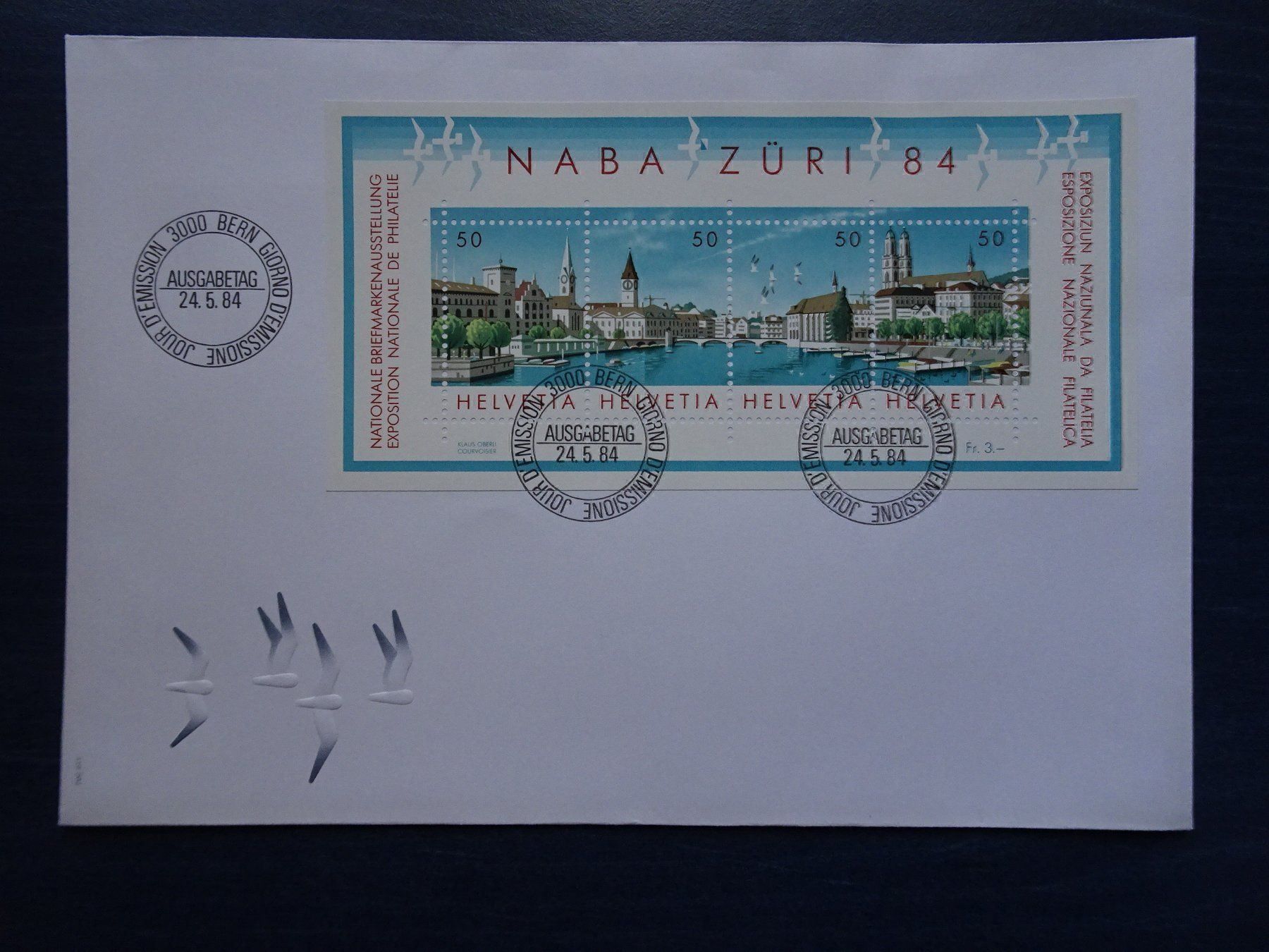 Tous les timbres: FDC 1984 – Neuf (Voir description) à Aadorf par Chnorli-Furz