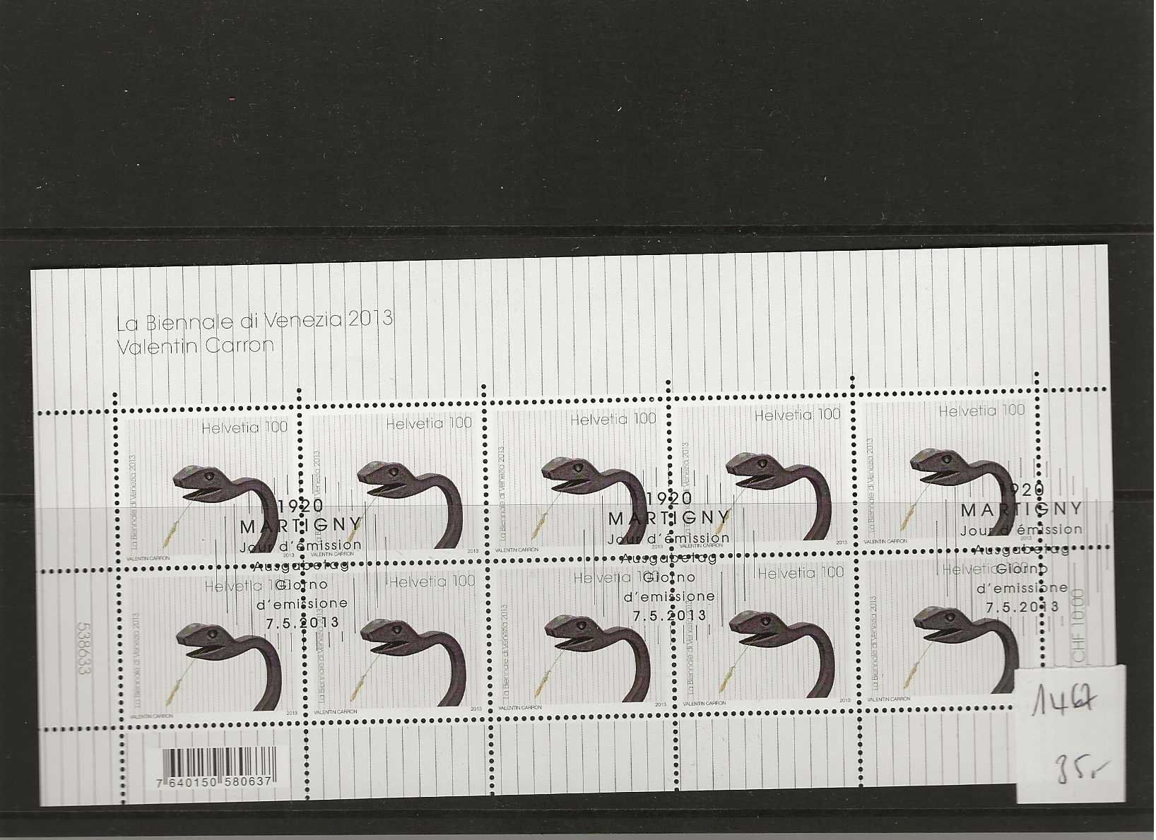 Tutti i francobolli: timbre 1467 feuillet de 10 timbres – Usato da Sorvilier venduto da carose01