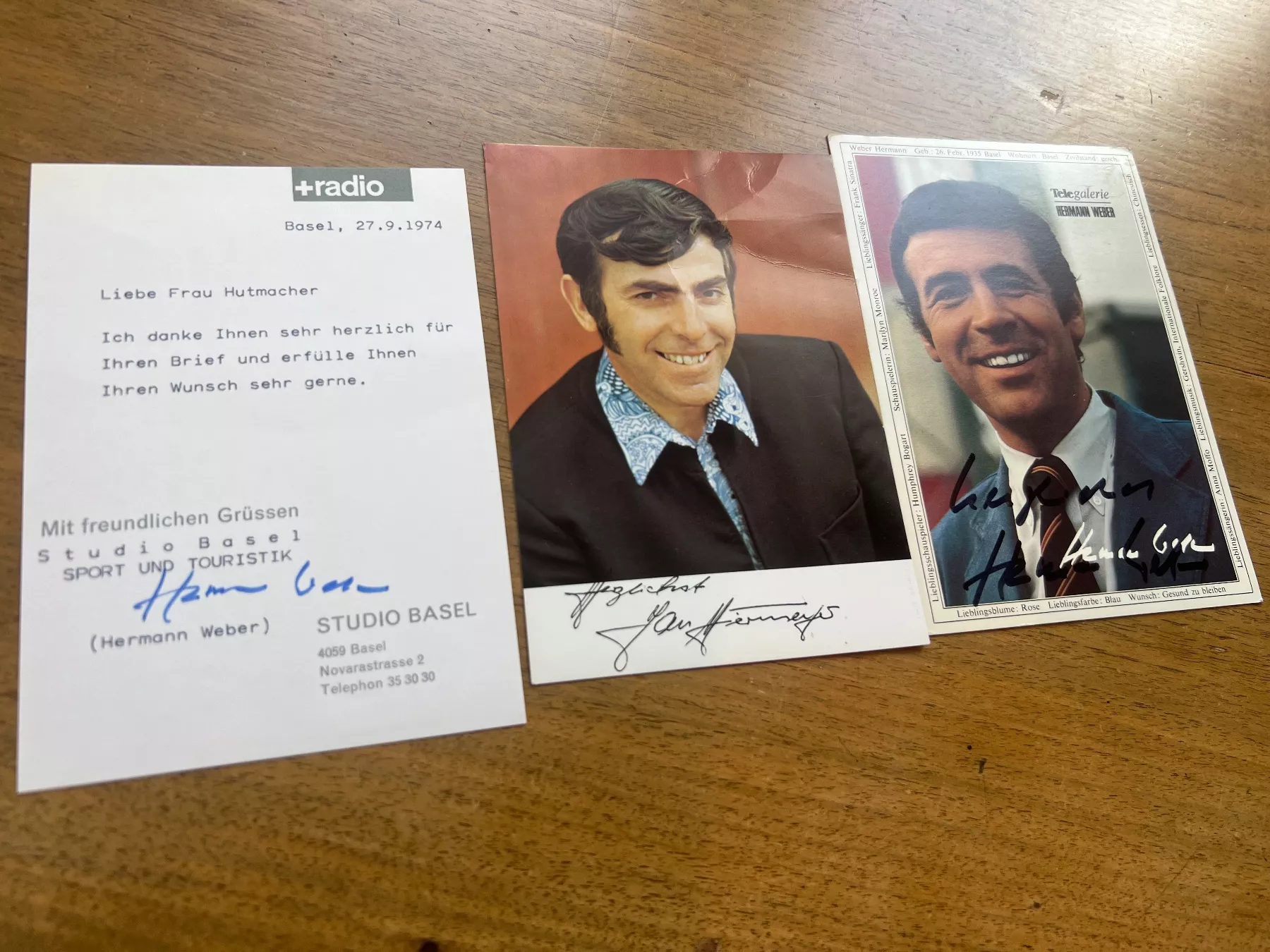 Autographes: Autogramm 240 – D'occasion à Glattfelden par maa_qcj8