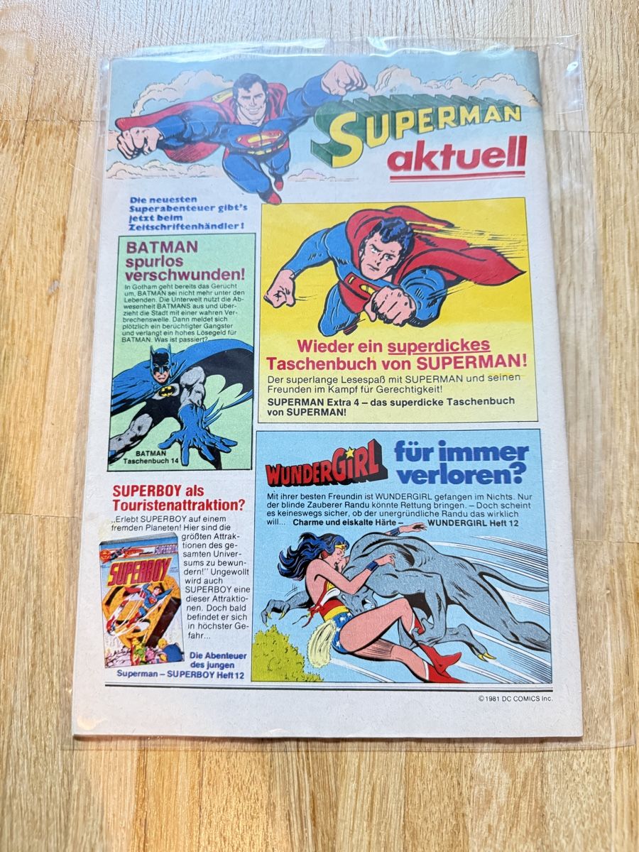 Fumetti: 🚨 • Superman / Batman Comic  – Usato da Allschwil venduto da Collector.Shop.Swizz 1