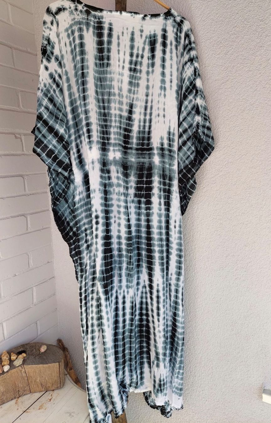 Tuniche: Boho-Chic Tie-Dye Kaftan – Free Size | Handmade & Unique – Nuovo e nell'imballaggio originale da Chiasso venduto da Pat_chuli 1