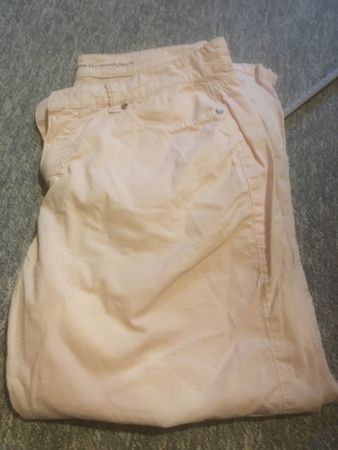 Sommerhose Jeans, zartes Apricot, Gr. 40