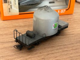H0m Verwittert RhB #8050 Uce Zementwagen Bemo
