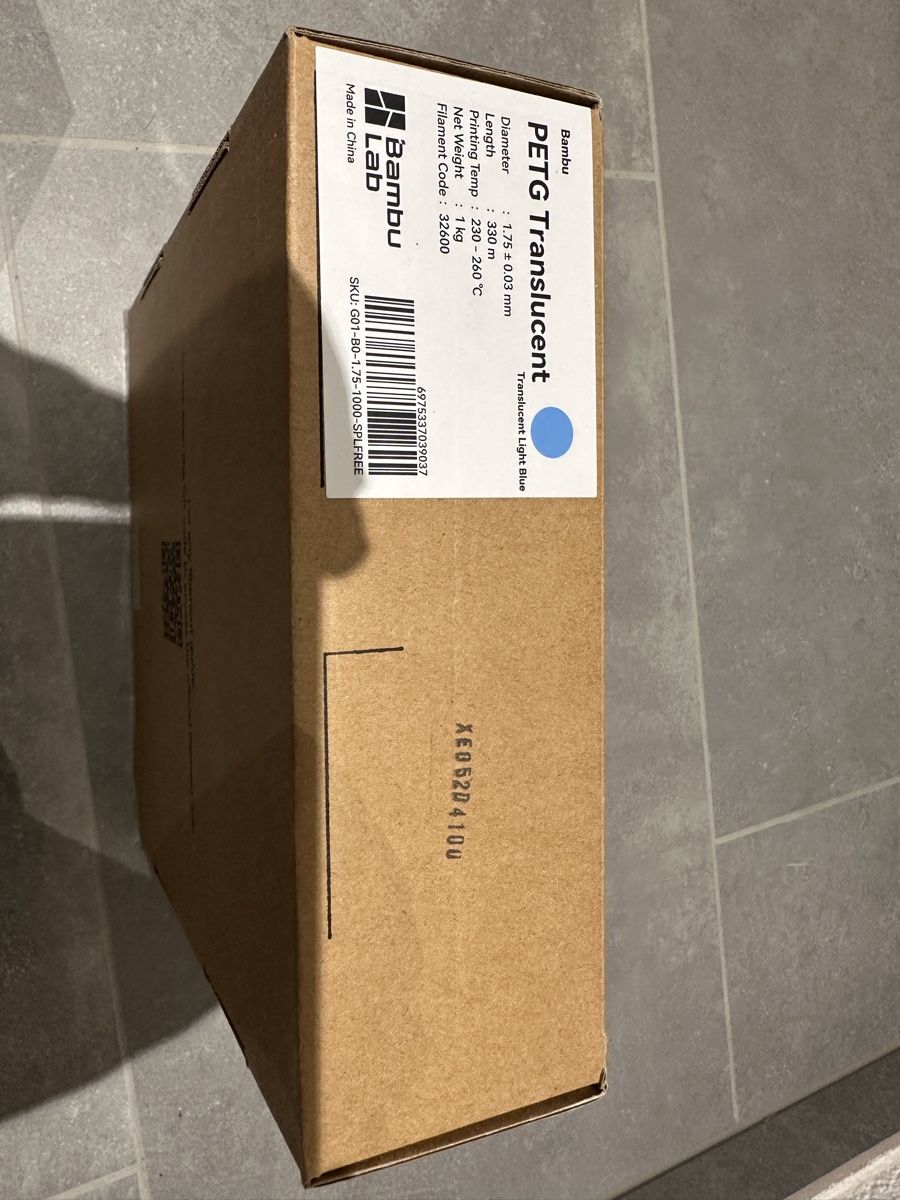 Bambu Lab Imprimante 3D: Bambu Lab PETG Translucent Light Blue 1kg – Neuf (Voir description) à Döttingen par zepelin60