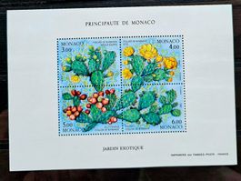 MONACO Bloc ** Jardin exotique, 1992