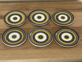 Ziegler Schaffausen Keramik Untersetzer Set vintage