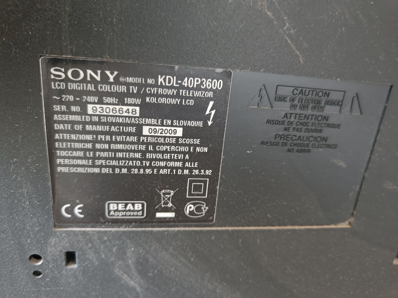 Sony Televisori: Sony TV Fernseher – Usato da Rufi venduto da tui_g6y2 2