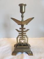 Vintage Messing Kerzenständer Hong Kong Asien China