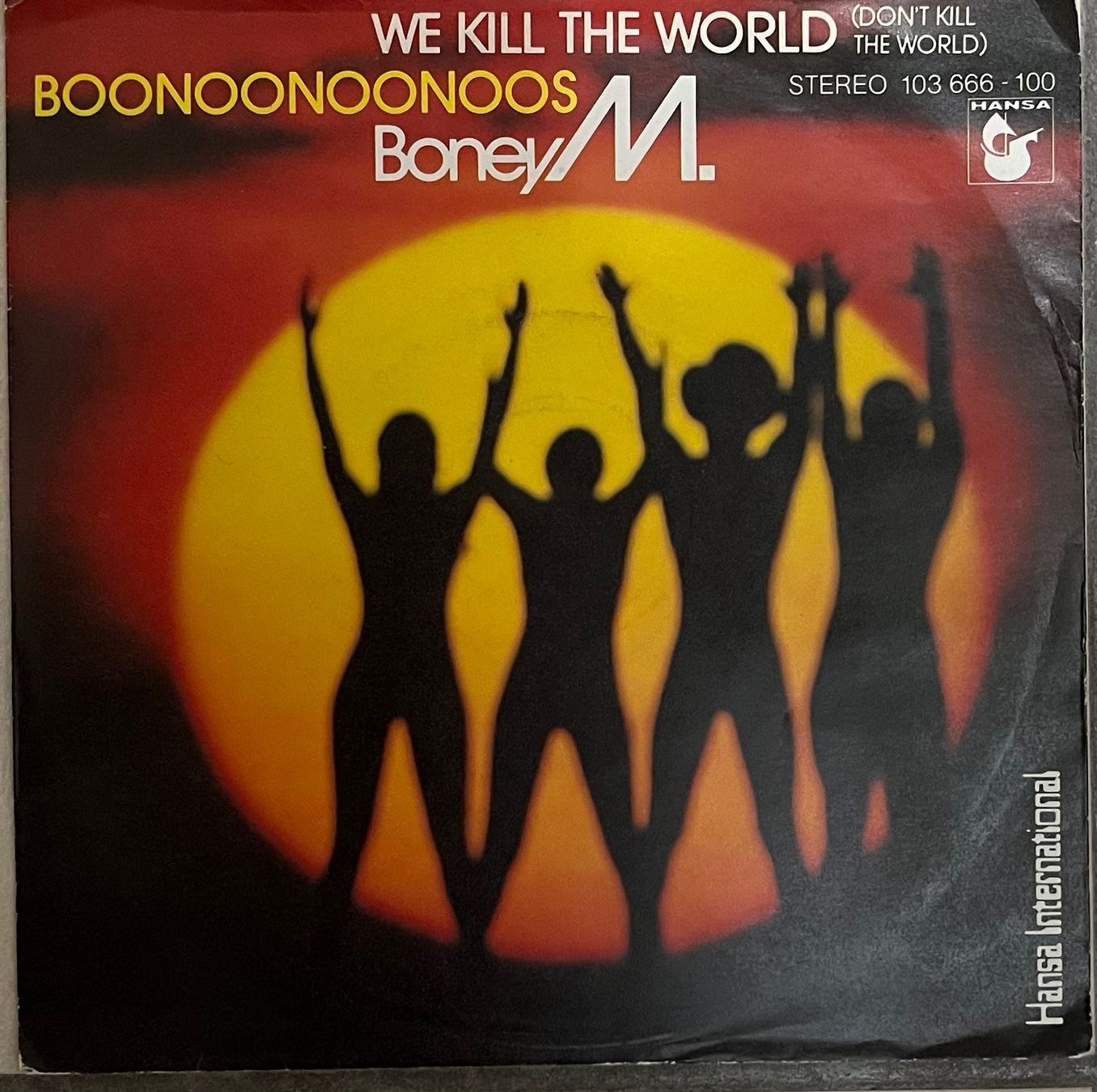 Schallplatten: BONEY M. - WE KILL THE WORLD – Gebraucht aus Bussigny von