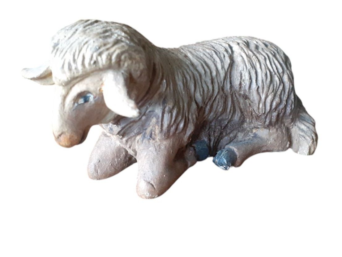 Statuette: Antike Holzfigur Krippenfigur Schaf – Usato da Mörschwil venduto da antiksalon21 1