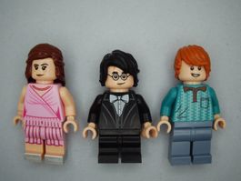 Lego Minifiguren Harry Potter, Ron Weasley, Hermione Granger