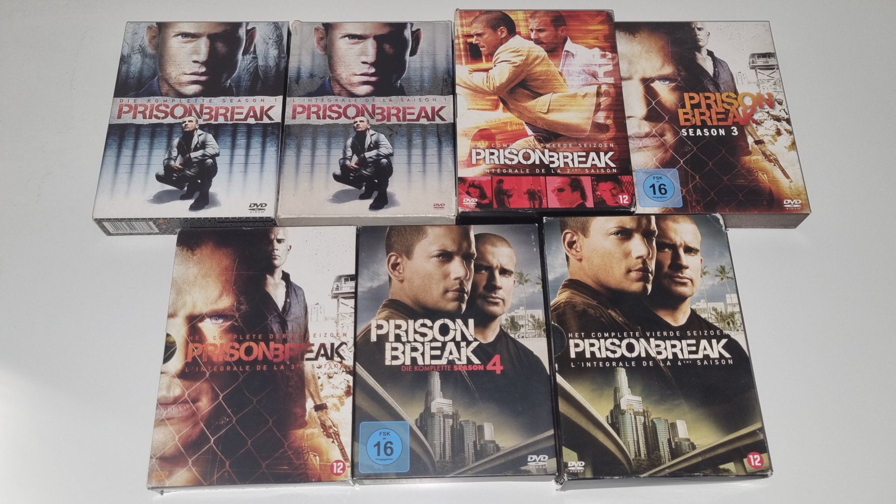 Tutti i DVDs: DVD: Prison Break - Staffel 1-4 – Usato da Ehrendingen venduto da Thomas_2