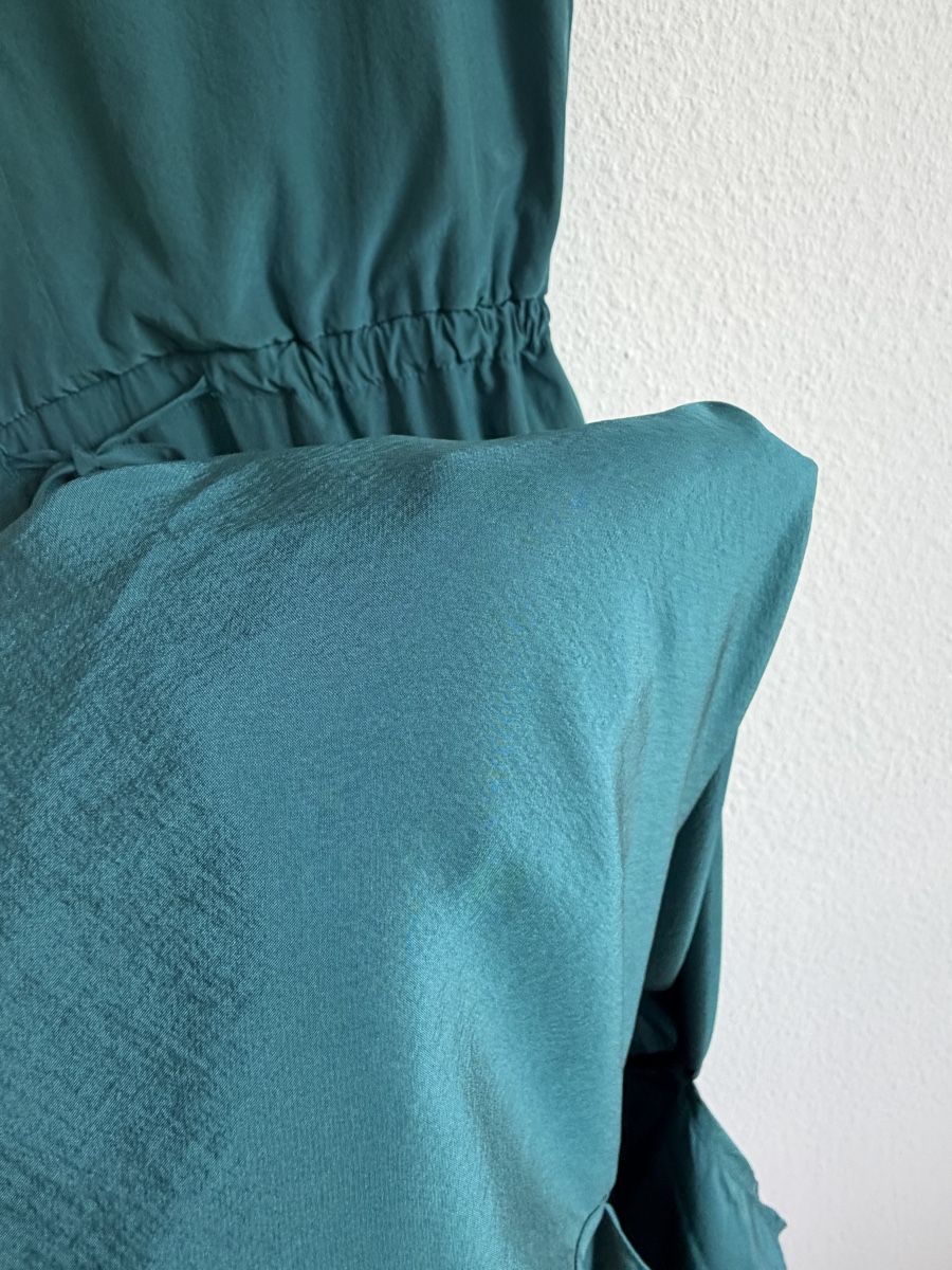 Jil Sander Vestiti: Robe en soie 100 % vert émeraude Jil Sander – Usato da Cressier FR venduto da Kvito4ka 9