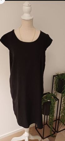 Schwarzes Sommerkleid Gr. M. Leicht und luftig.