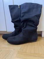 Schwarze Stiefel, Grösse 39, Top Zustand für den Frühling/He
