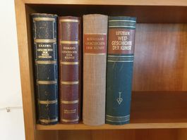 Antike Bücher über Weltgeschichte und Kunst