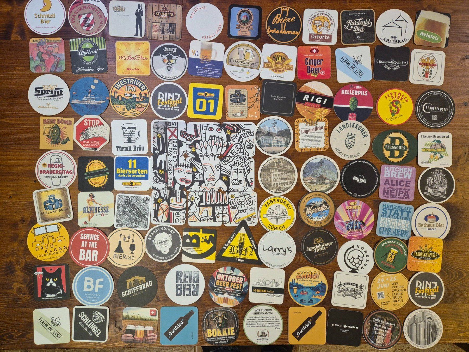 Sottobicchieri: Bierdeckel Kleinbrauereien Schweiz – Usato da St.Gallen venduto da Stocken64