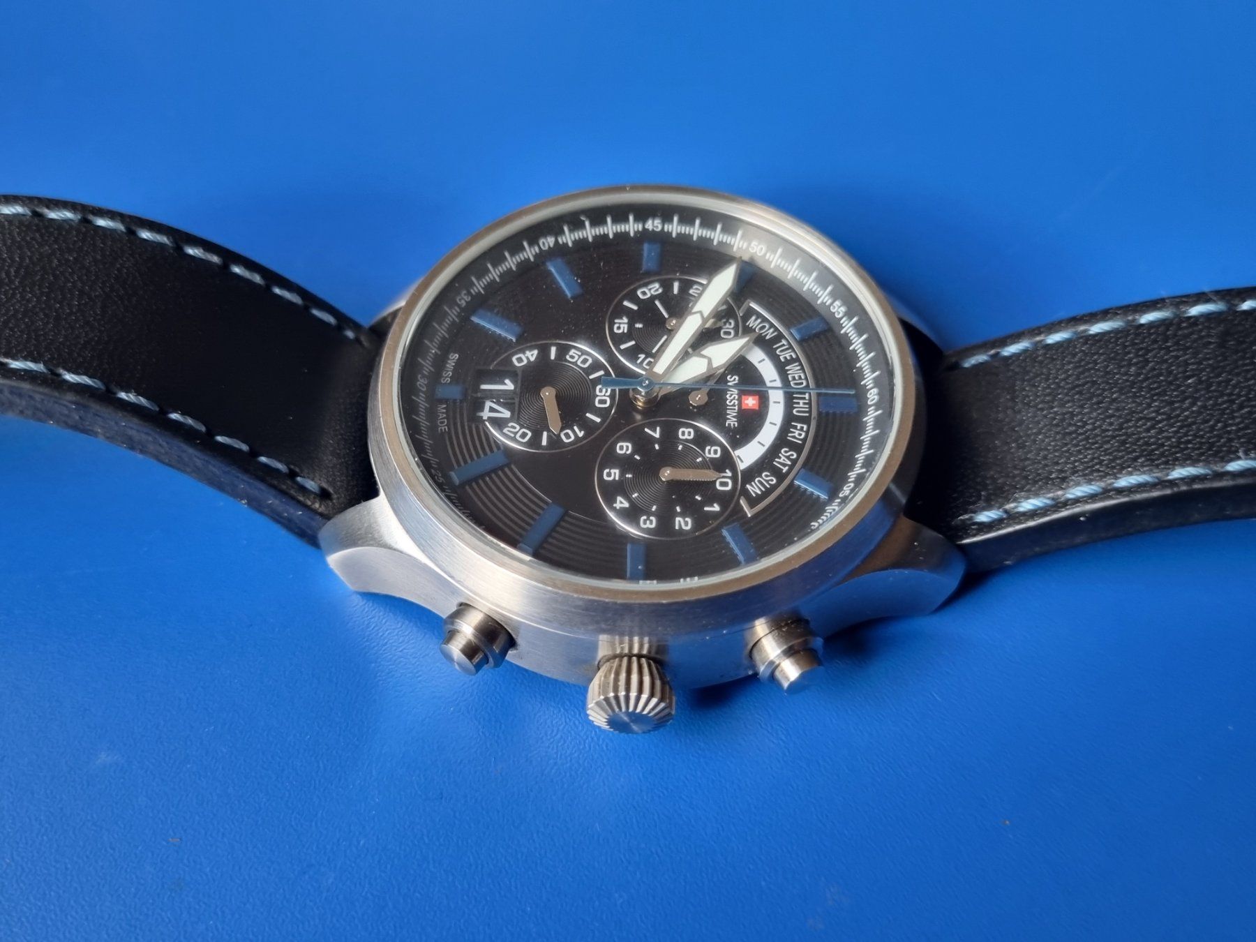Orologi: Grosse SWISSTIME Uhr – Usato da Schaffhausen venduto da Leveron13 6
