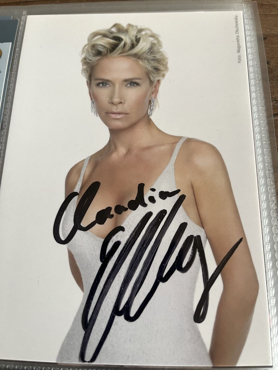 Autografi: Original Claudia Effenberg Autogramm – Usato da Widnau venduto da Spetz