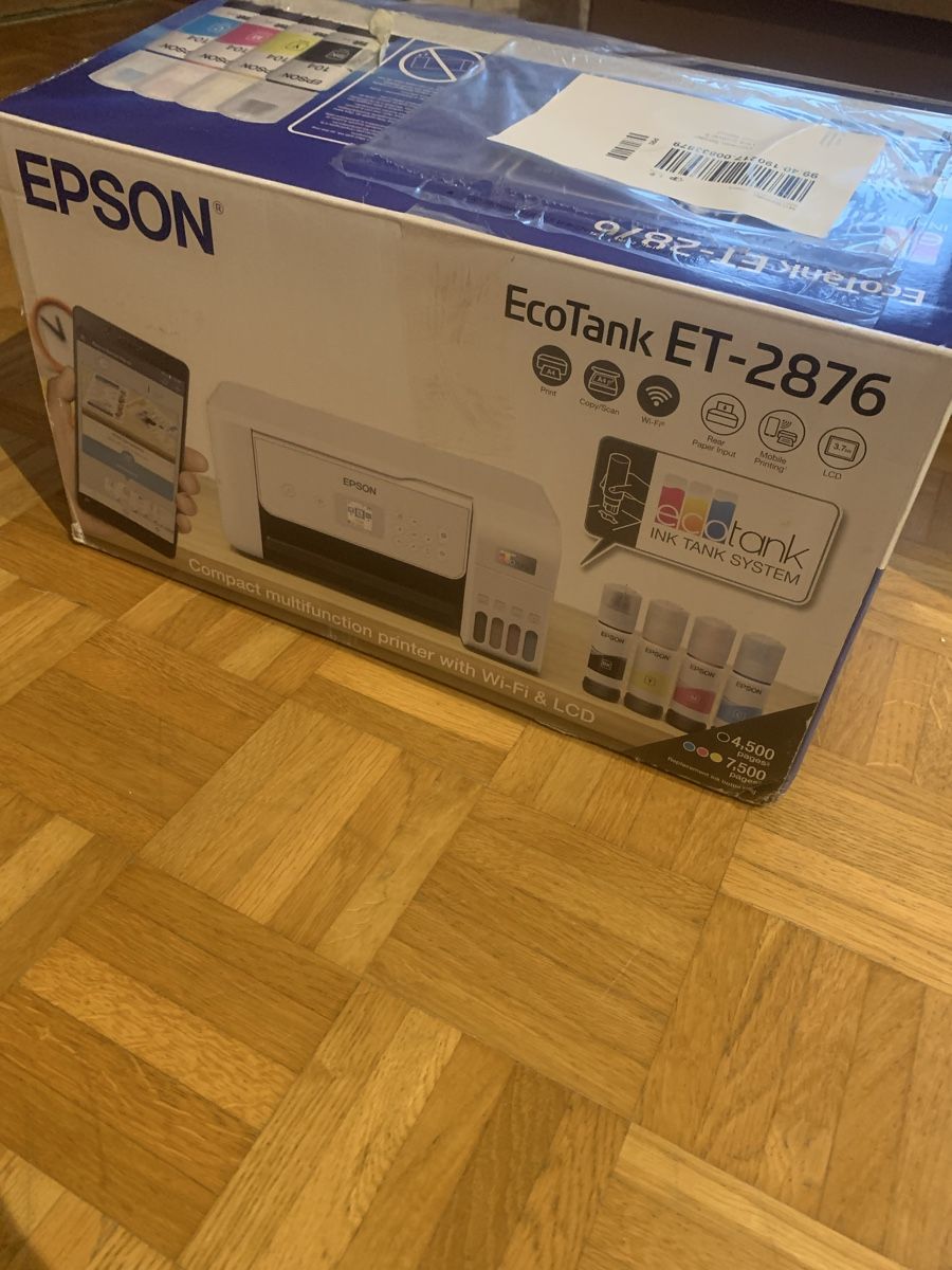 Epson Stampanti: Epson EcoTank ET-2876 Multifunktionsdrucker neuwertig – Nuovo e nell'imballaggio originale da Salouf venduto da altehexe74 1