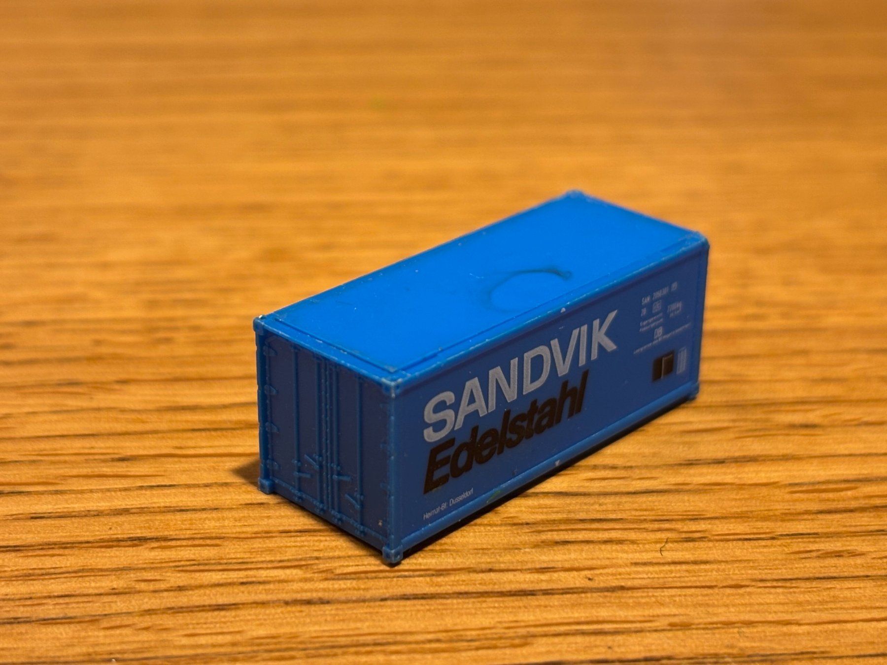 Modellini di ferrovie: L2131: Container SANDVIK (Spur N)  #2 – Usato da Birsfelden venduto da Birs_25 1