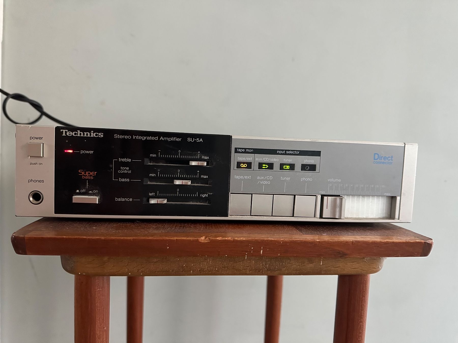 Technics Amplificateurs: Technics SU-5A Stereo Integrated Amplifier- used – D'occasion à Signy par HelloVeloCH