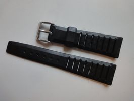 Original  NOS TROPIC UHRENBAND 22MM SCHWARZ