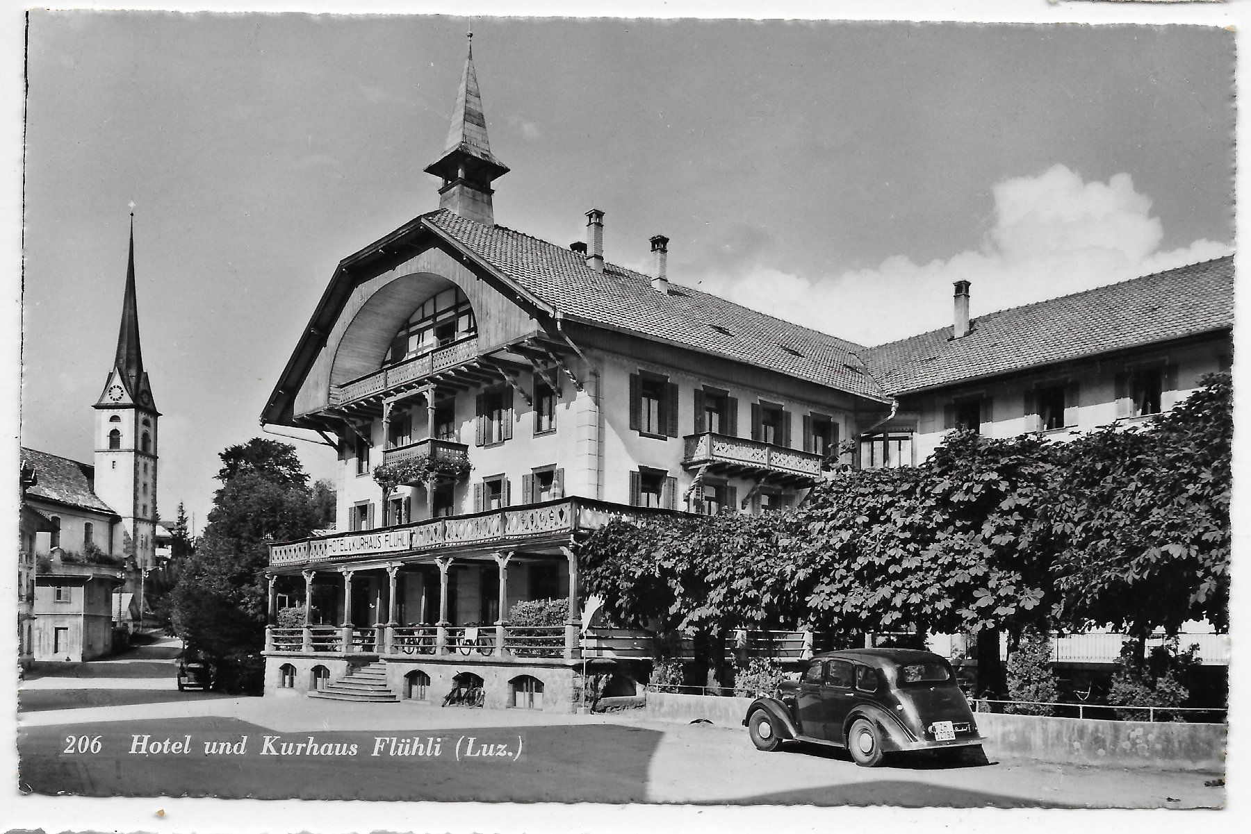 Cartoline postali: Hotel und Kurhaus Flühli – Usato da Hefenhofen venduto da Richsalz