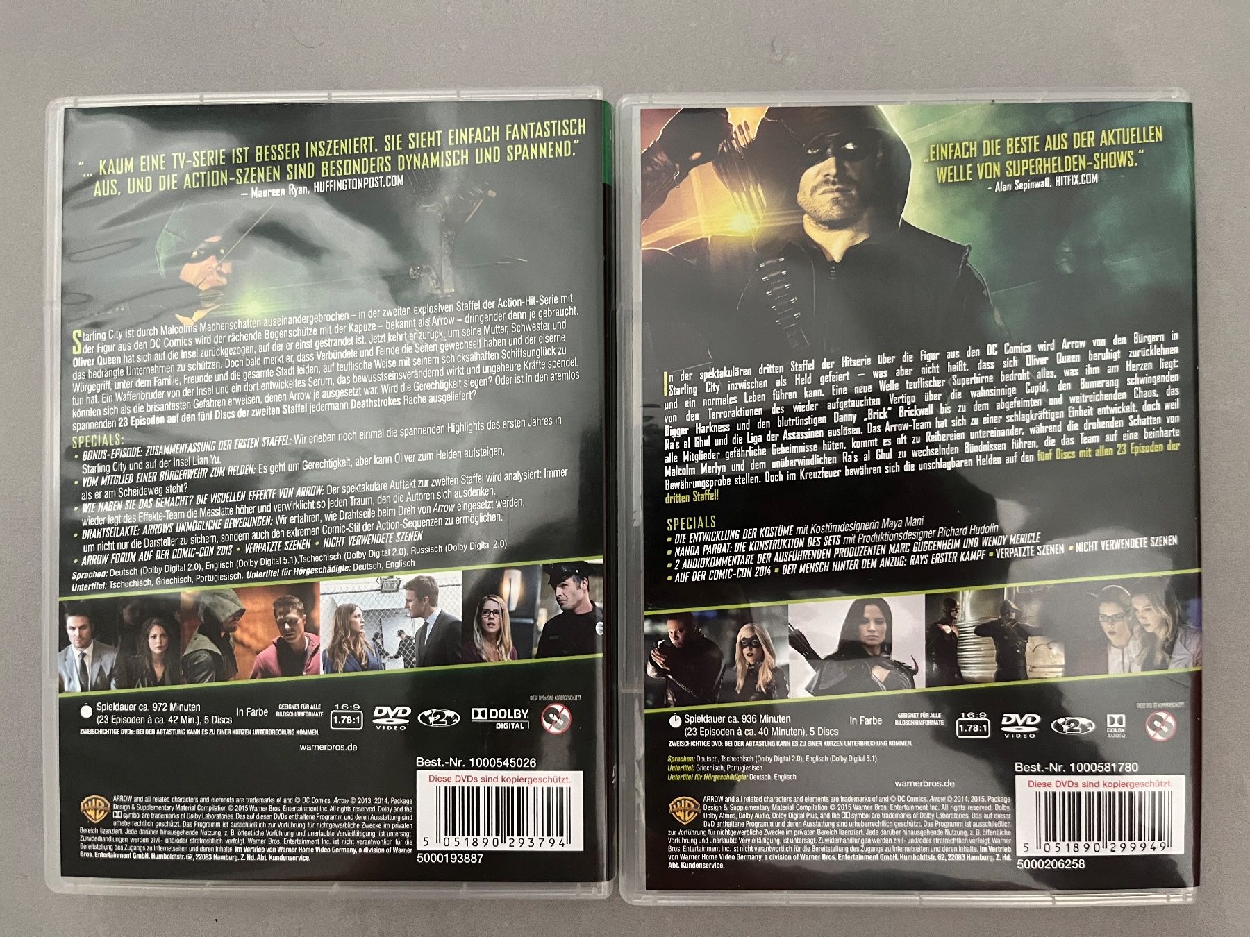 Tutti i DVDs: Arrow - Staffel 1-3 DVD & Blu-ray – Nuovo (secondo la descrizione) da Sierre venduto da black.box 2