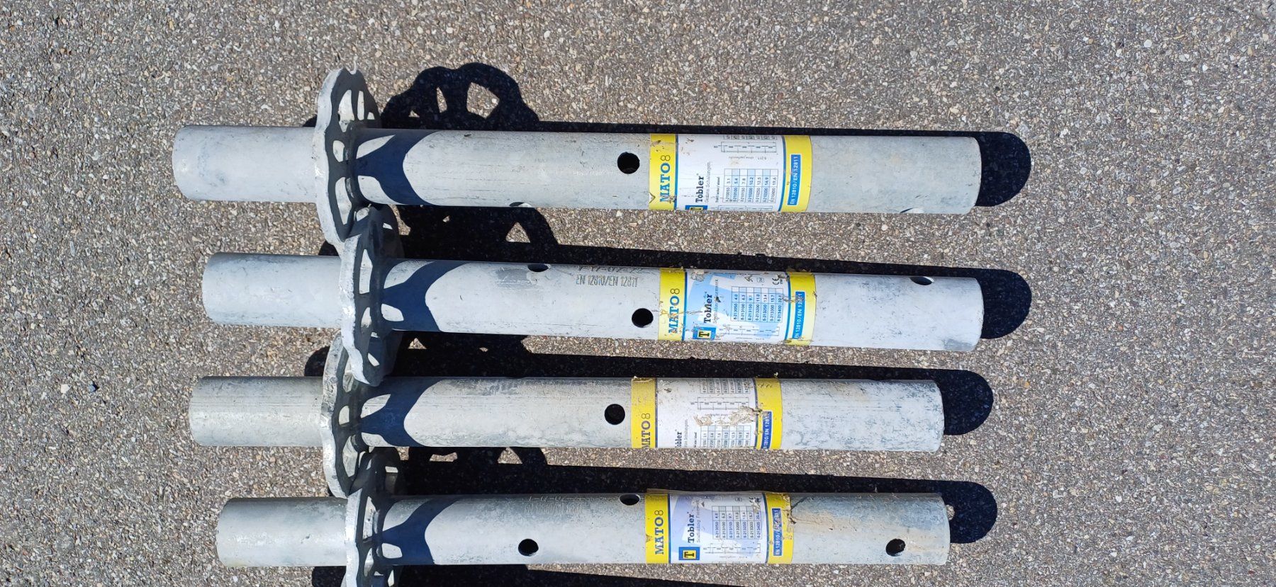 Gerüste: Tobler MATO 8 Pfosten 8 Stk – Neu (gemäss Beschreibung) aus Au TG von aatec_105 1