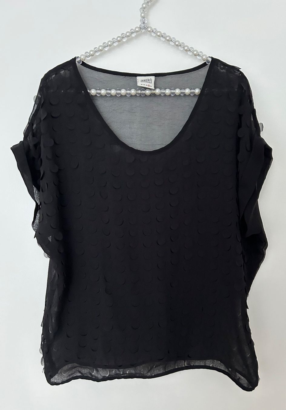 Camicette: Object Bluse schwarz Gr.40 - Elegant & Luftig – Usato da Horn venduto da Resvi 1