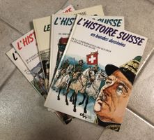 Série complète "L'Histoire suisse en bandes dessinées"