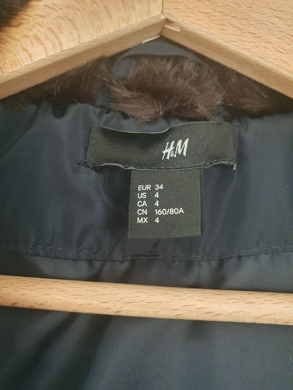H&M Giacche: Winterjacke dunkelblau, 34 – Usato da Steinach venduto da Xamax18 4