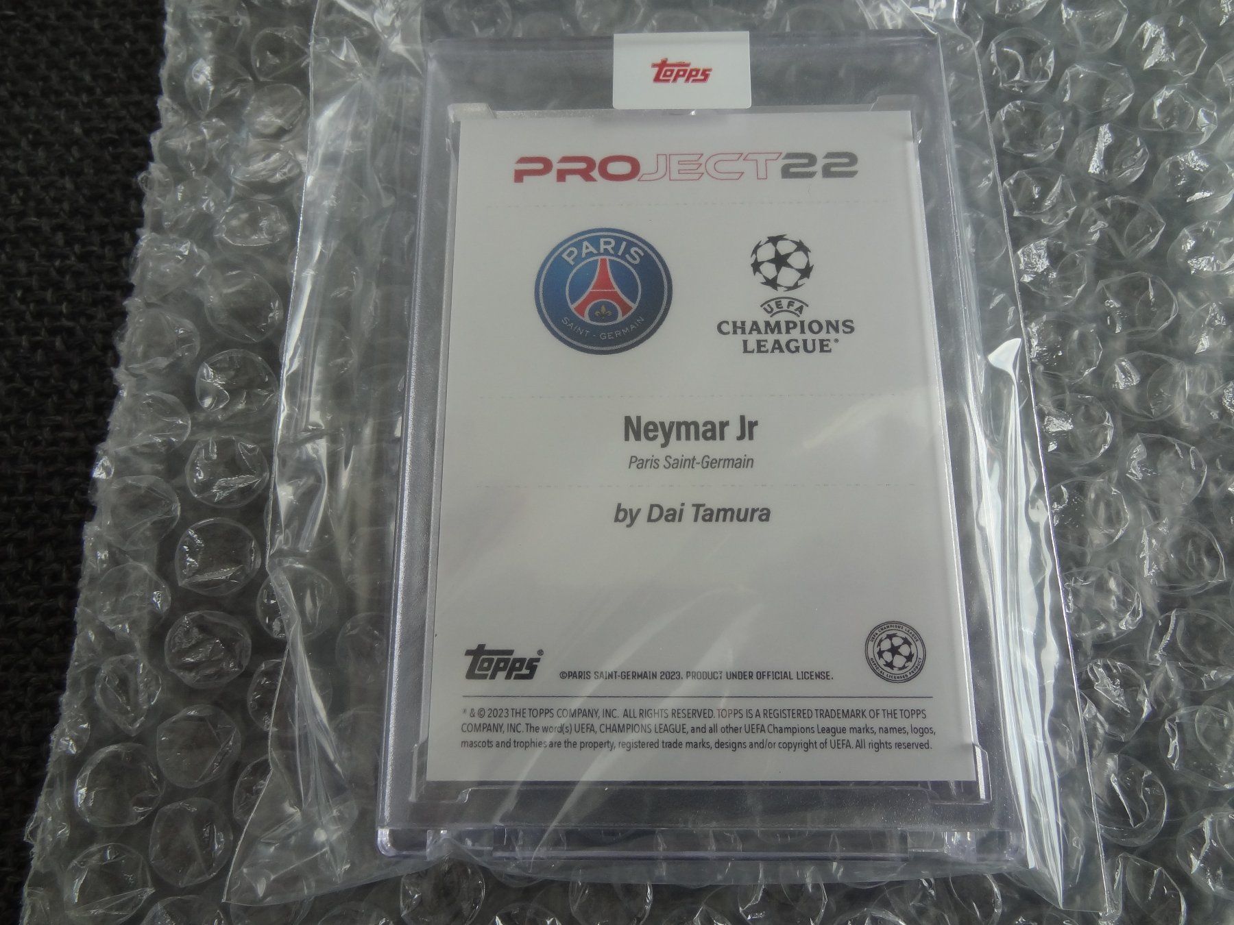 Topps Carte collezionabili: topps Project 22 Neymar Trading Card – Nuovo e nell'imballaggio originale da Lyss venduto da Famicom 1