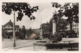 Gais (AR) Dorfplatz Dorfbrunnen