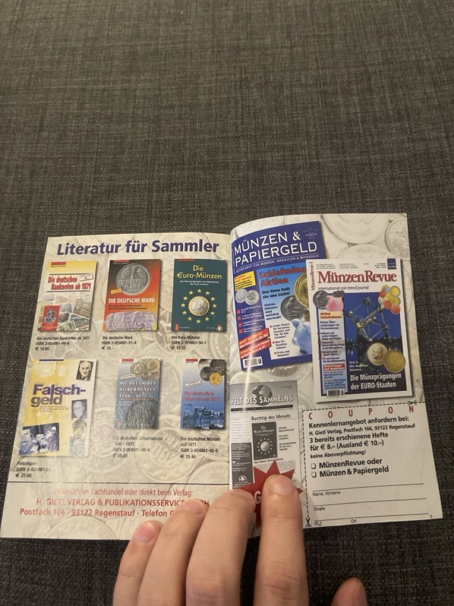 Libri: Schätze im Portemonnaie – Usato da Zweidlen venduto da EuroCoins 9