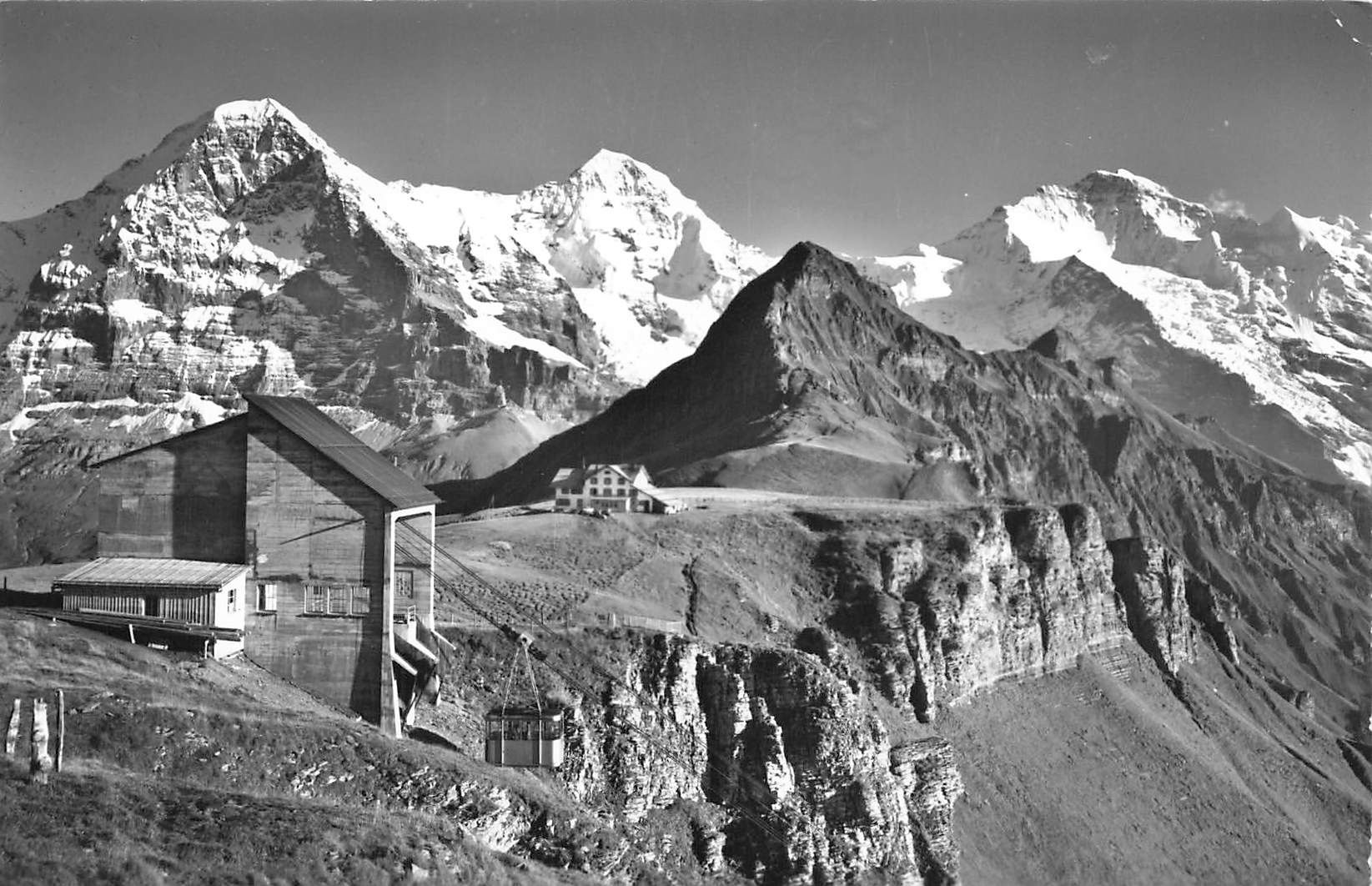 Cartoline postali: Männlichen Berner Oberland eiger mönch Jungfrau – Usato da Biasca venduto da Blenio71