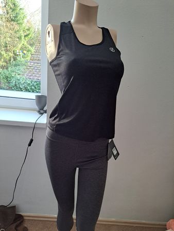 Neu Dare2b Fitness Shirt ärmellos Gr 36 schwarz