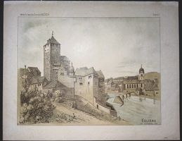 Eglisau   Farblithographie 1893
