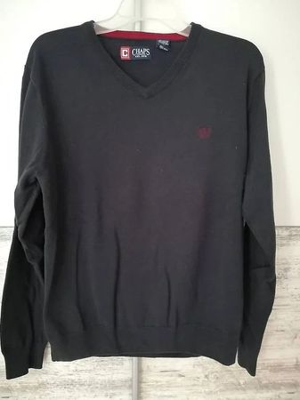 Ralph Lauren Chaps Blau sportlicher 100% Baumwolle Pullover