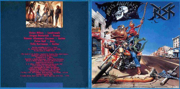 CD: Risk Hell's Animals  CD JAPAN 1989 Thrash Agent Steele – Usato da Gersau venduto da pjs_687j