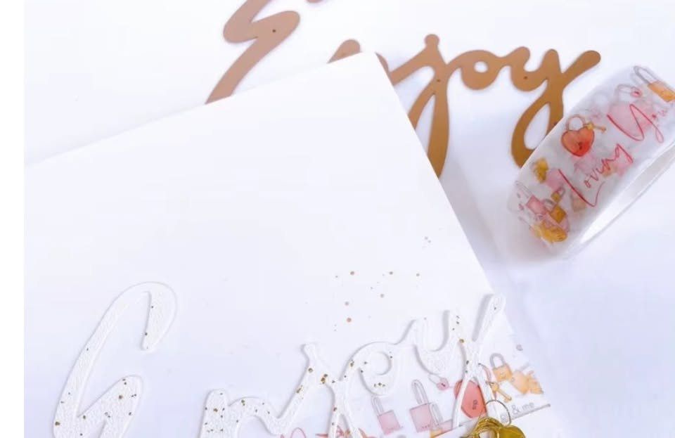 Schablonen: Neues Stanzschablonenset Enjoy – Neu und originalverpackt aus Effretikon von wenuss 1