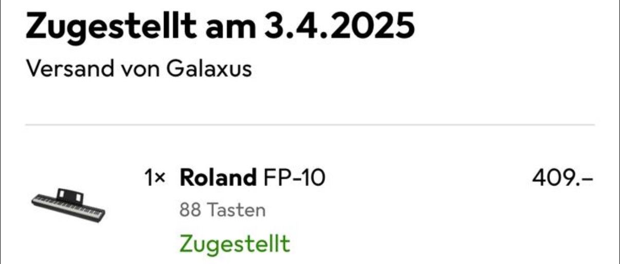 Roland Strumenti musicali: Digitalpiano Roland FP-10 TOP Zustand - Set – Nuovo (secondo la descrizione) da Füllinsdorf venduto da Marlon.Henseler 7