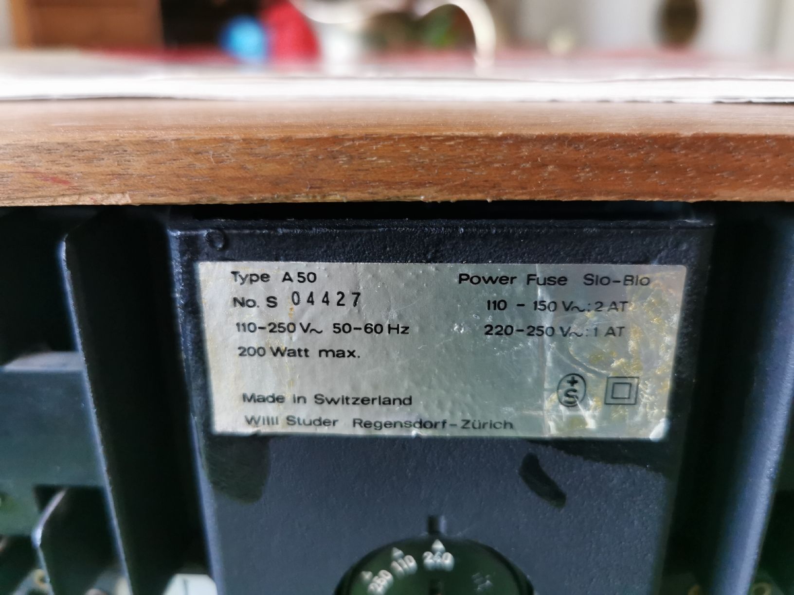 Revox Verstärker: Revox A 50 – Defekt aus Jona von Migu88 2