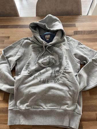 Diesel Hoodie Grösse L – passt eher M – Grau – Top Zustand