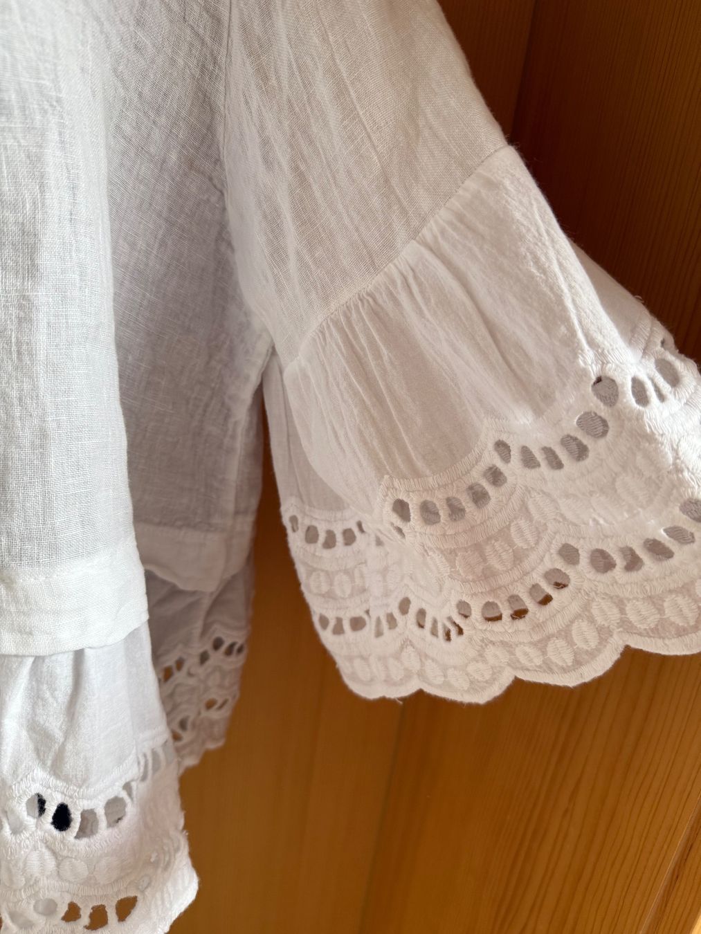 Camicette: Boho Leinenbluse / Blusenjacke aus Leinen – Nuovo (secondo la descrizione) da Sigriswil venduto da ck56 4