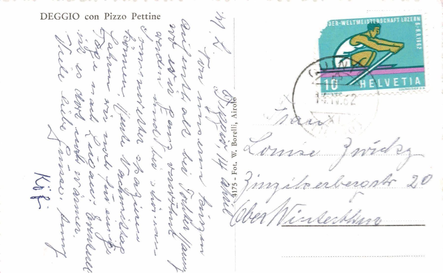 Cartoline postali: Deggio Leventina – Usato da Biasca venduto da Blenio71 1