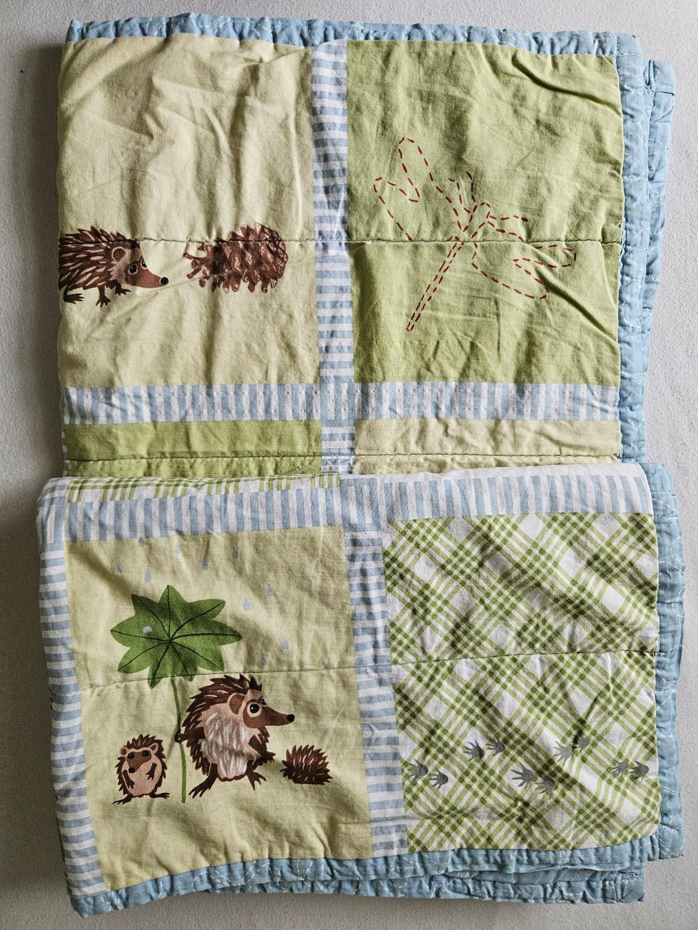 Coperte: Kuscheldecke Igel / Wald ca. 80x115 cm – Usato da Unterengstringen venduto da saraman