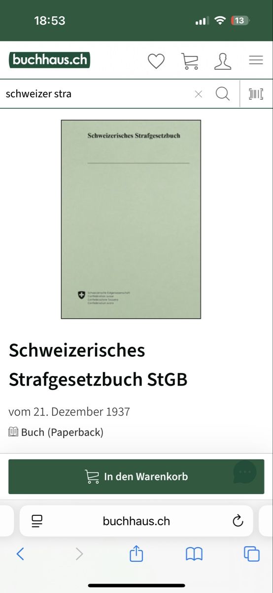 Libri: OR, ZGB, SchKG, StGB – Nuovo (secondo la descrizione) da Dozwil venduto da muffling 3