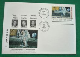 Ersttagsbrief: APOLLO 11, FDC Washin., Moon Landing, 20.7.69